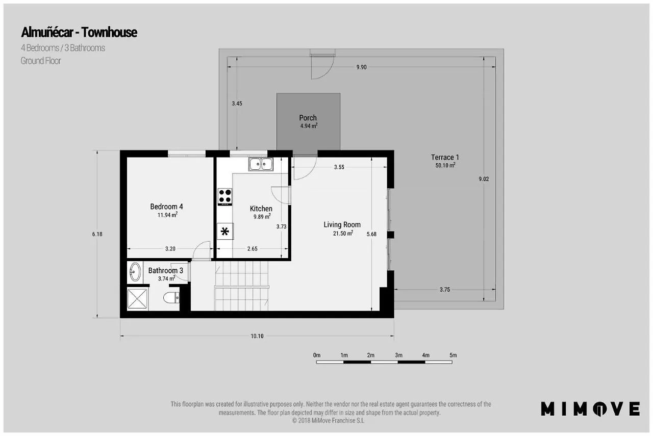 Prázdninový dům Villa Vista Almunecar Granada Španělsko